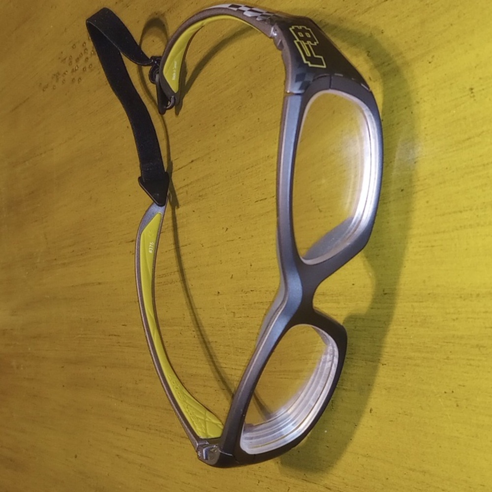 Liberty Rec Specs Morpheus F8 Grey Yellow Safety Sport Glasses 53 17 150